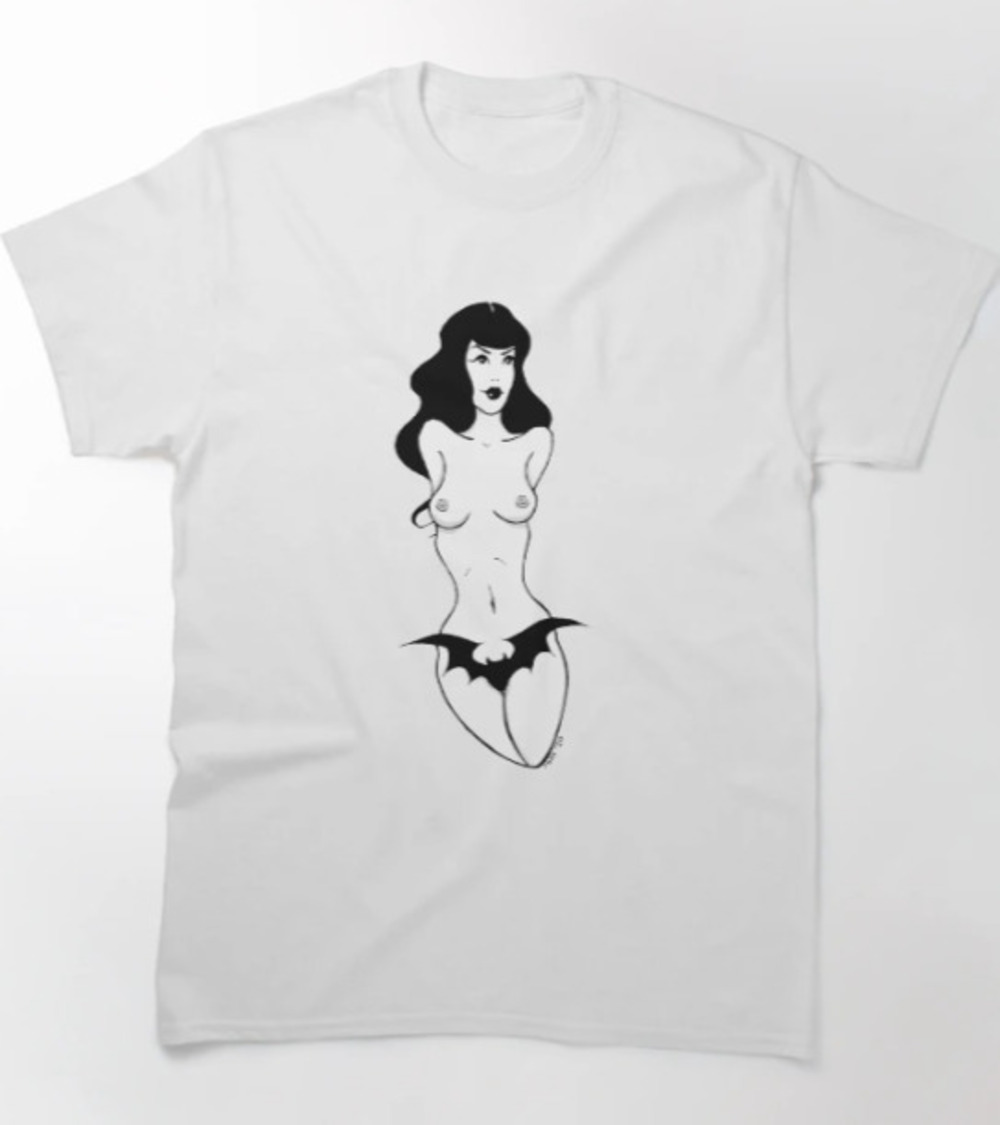 White Vampirella Classic T Shirt